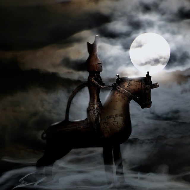 Composing, Legende, Nacht, Mond, Ritter