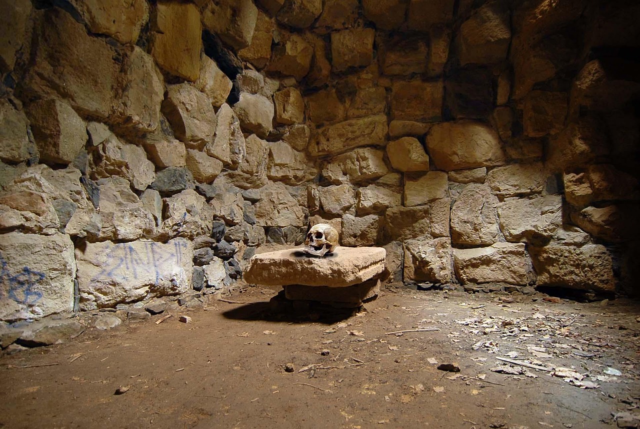 Cellule, Prison, Crâne, Oubliette