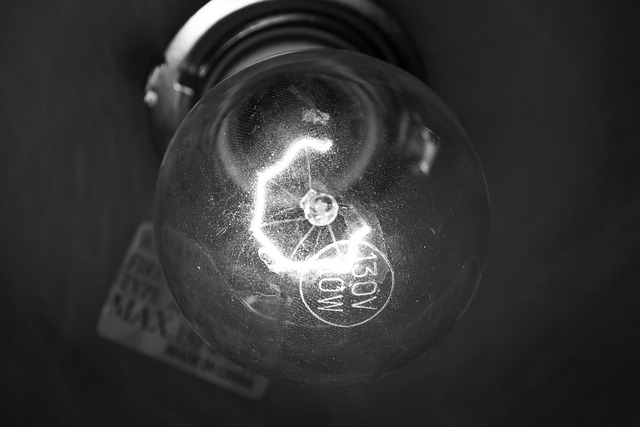 Die Glühbirne, Filament, Makro, Glas