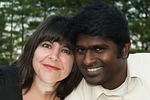 interracial, couple, engagement