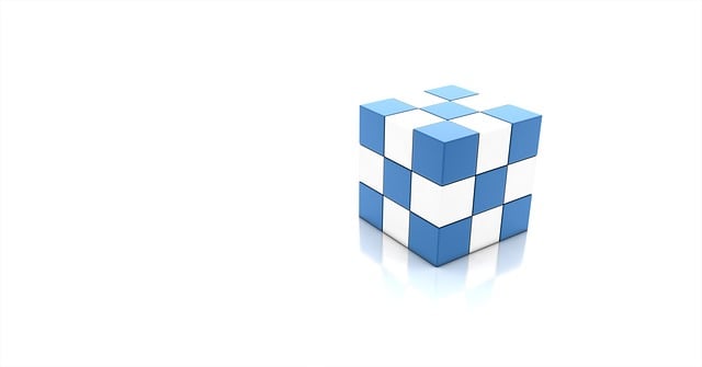 Free blue dice design illustration