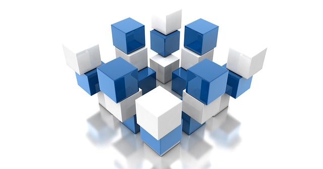 Free blue dice design illustration