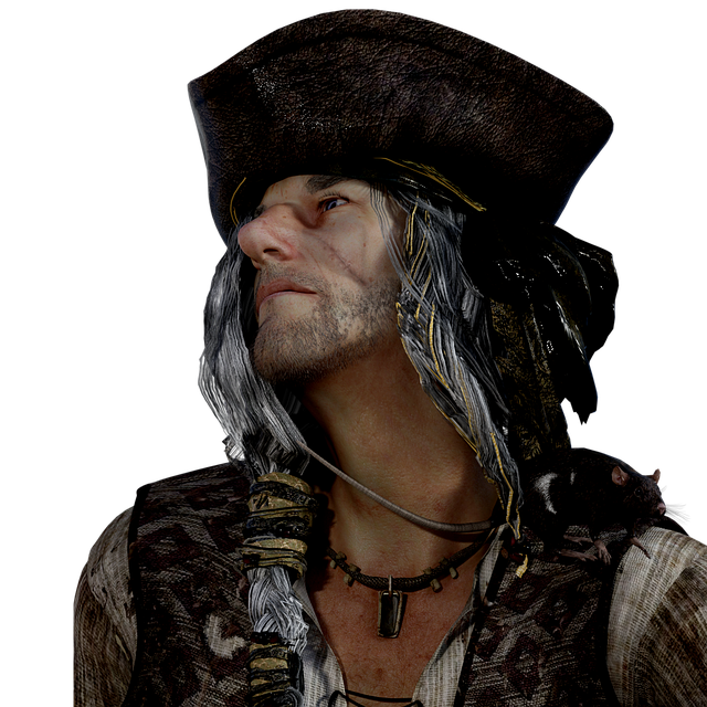 Free pirate seafaring mutiny illustration