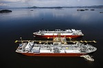 gas, tanker, bay
