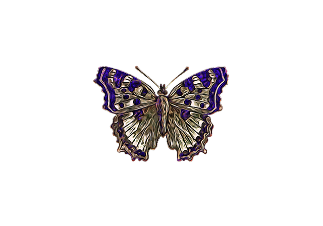 Free butterfly purple nature illustration