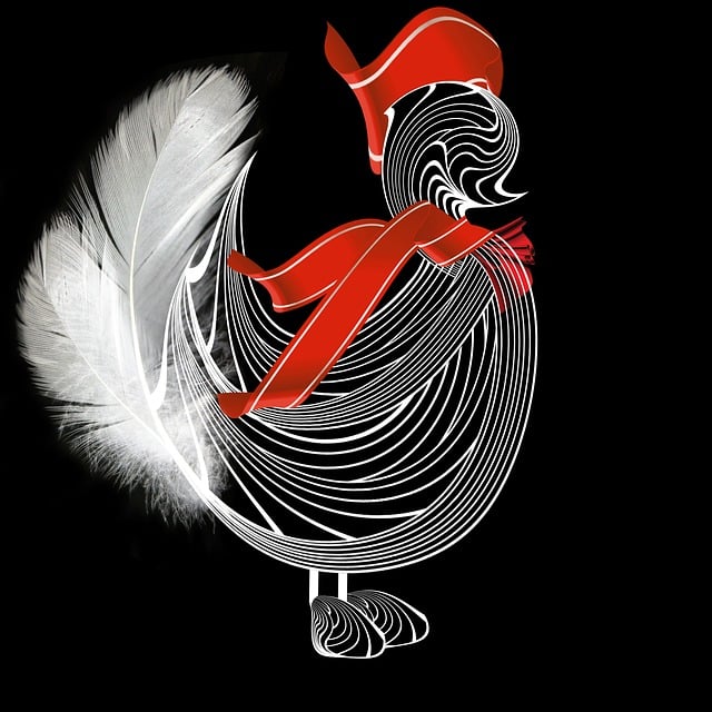 Free easter eggs chicken illustration