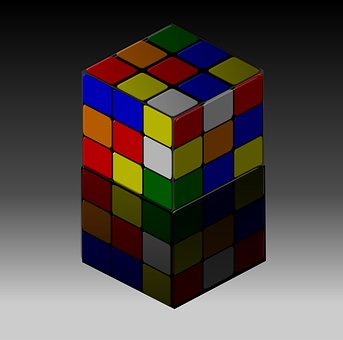 Rubik, Cub, Reflecţie, Puzzle, Jucărie