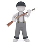 males, 3d model, isolated