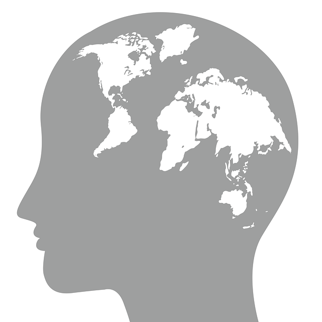 Free head thoughts world illustration