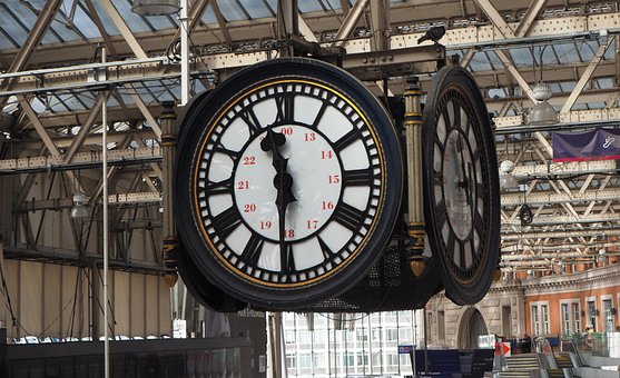 Free Clock Waterloo Station photo and picture