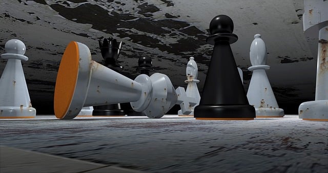 Free checkmate chess characters illustration