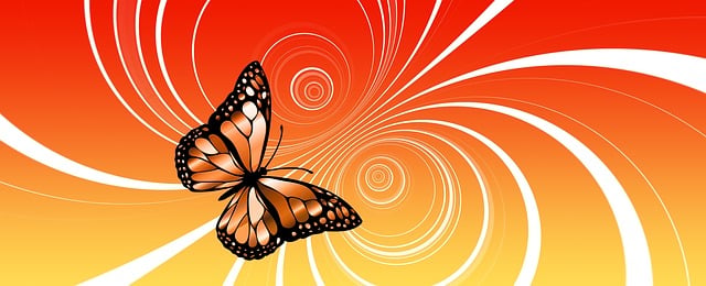 Free butterfly lines ease illustration