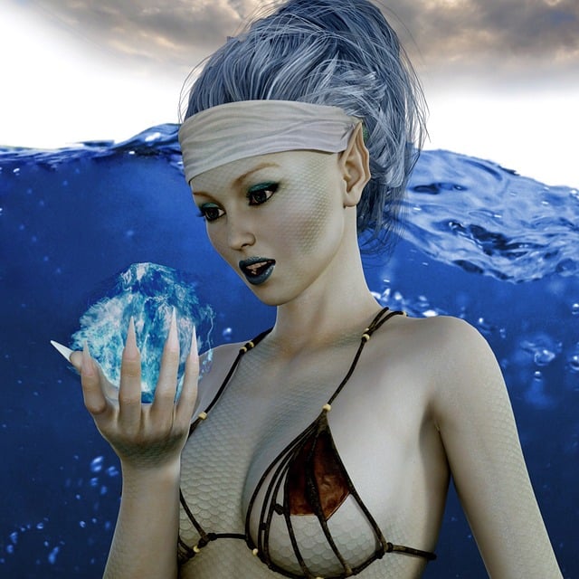 Sirena, Agua, Nadar, Naturaleza