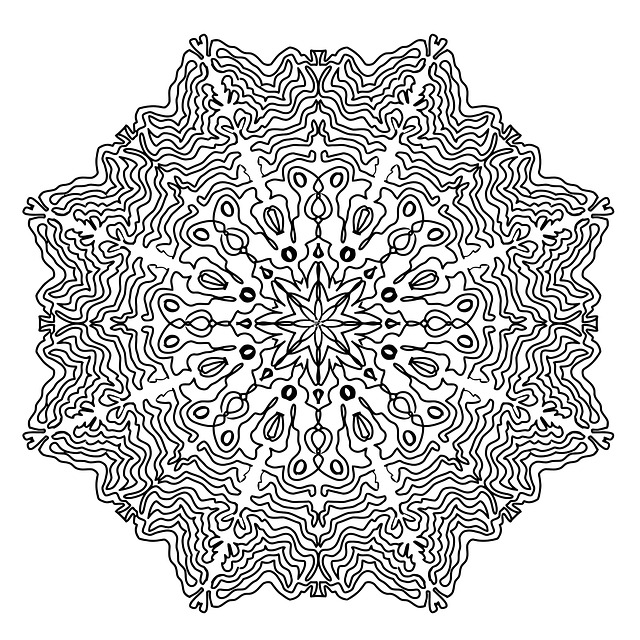 Download free HD stock image of Mandala Drawing Free mandala drawing unique illustration