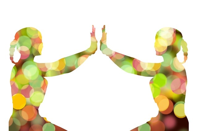 Free meditation bokeh silhouette illustration