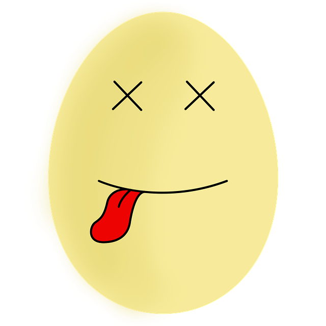 Free egg egg yellow smiley face illustration