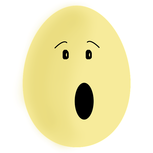 Free egg egg yellow smiley face illustration