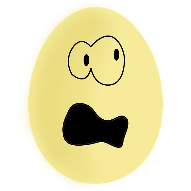 Free egg egg yellow smiley face illustration