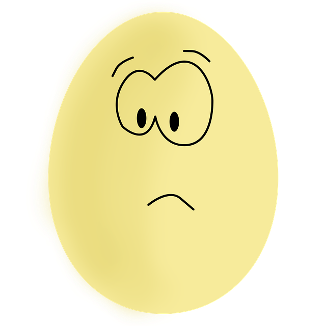 Free egg egg yellow smiley face illustration