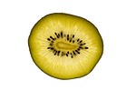 macro, white background, fruit
