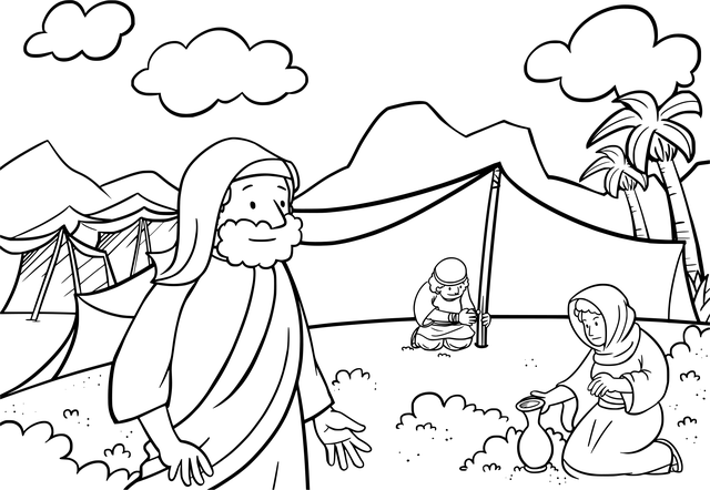 Free bible moses old vector