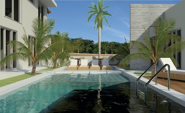 Projekt, Natur, Die Architektur, Pool