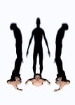 man, men, shadow