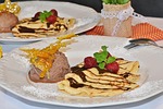 pancakes, eispalatschinken, ice