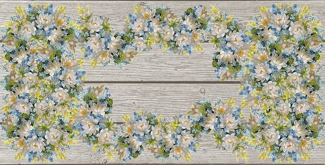 Free on wood wood panel romantic illustration