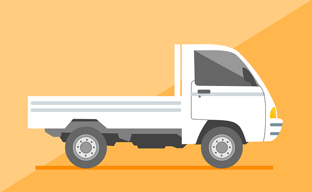 Free car pick up transportation vector