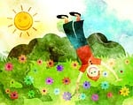 watercolour, watercolor, ink