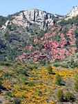 landscape, priorat, red sandstone
