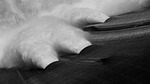 dam, water, spray