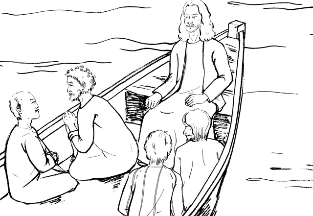 Free jesus bible disciples vector