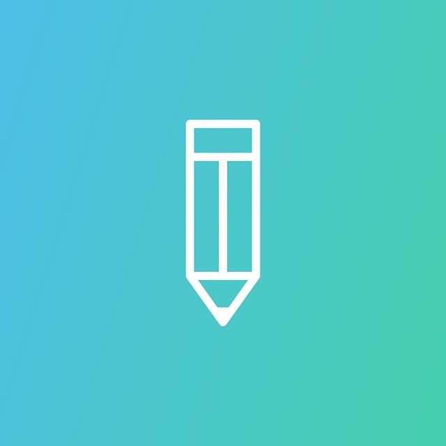 Free pencil blogger message vector