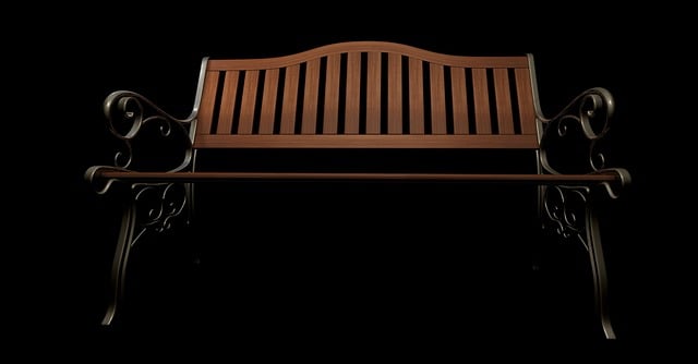 Free park bench bench wood illustration