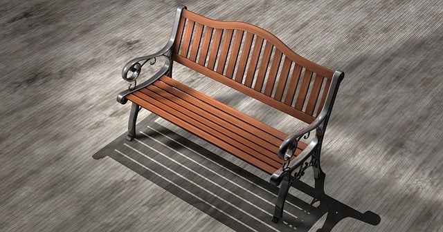 Free park bench bench wood illustration