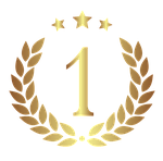 medal, gradient, gold