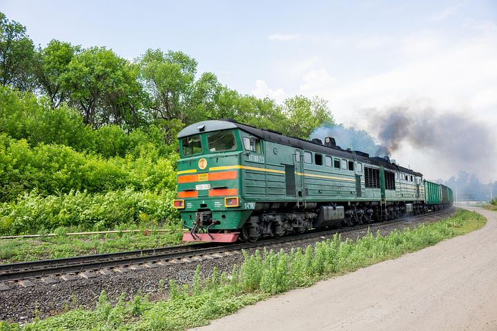 Цветов, картинка с локомотивом