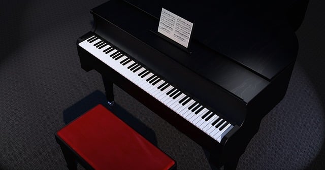 Free piano wing music illustration