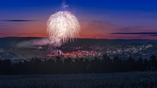 Free Fireworks City photo and picture