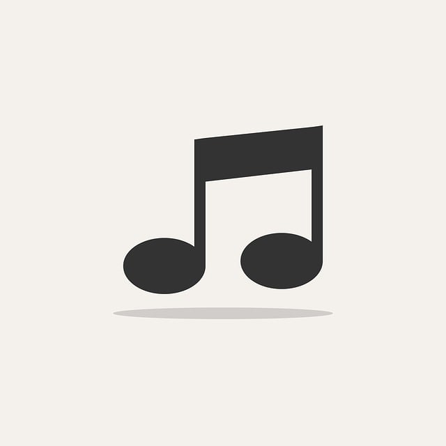 Free computer note music illustration
