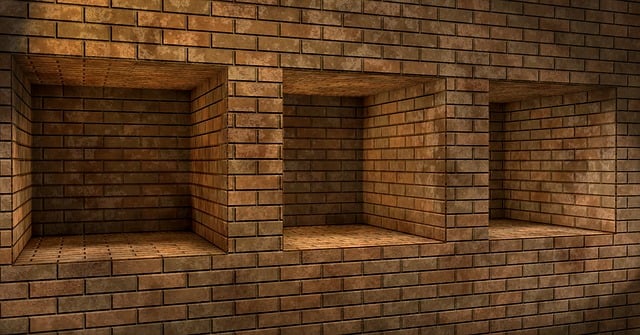 Free niche wall brick illustration