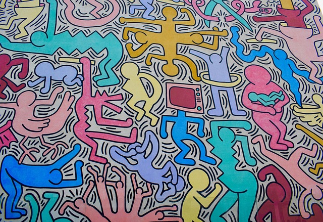 Keith Haring Murals Art Free Photo On Pixabay