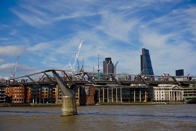 Free The Millenium Bridge London photo and picture