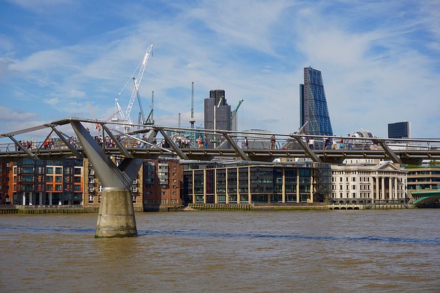 Free The Millenium Bridge London photo and picture