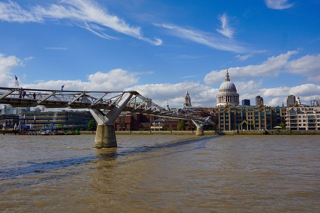 Free The Millenium Bridge London photo and picture