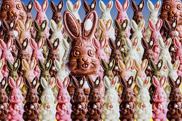 Free emotions easter easter bunny illustration