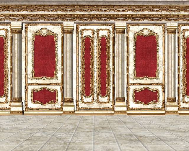 Free royal room ornate room throne room illustration