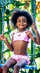child, swing, playground